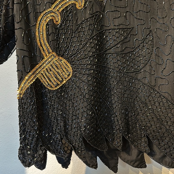 VTG  1980’s 100% Silk Laurence Kazar New York - Picture 14 of 17